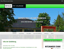 Tablet Screenshot of peckwisch.de